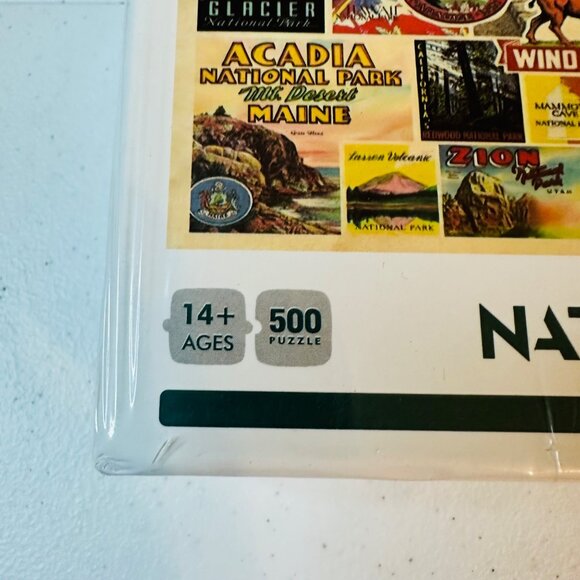 National Parks 500-Piece Puzzle Colorful Travel Posters Design 52cm X 38cm - Picture 2 of 6